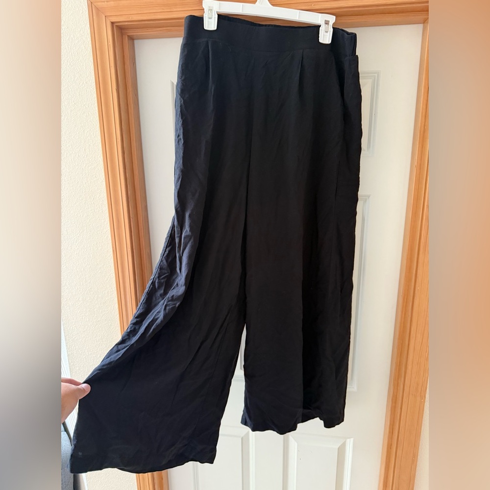 Torrid Black Wide Leg Pull On Pants